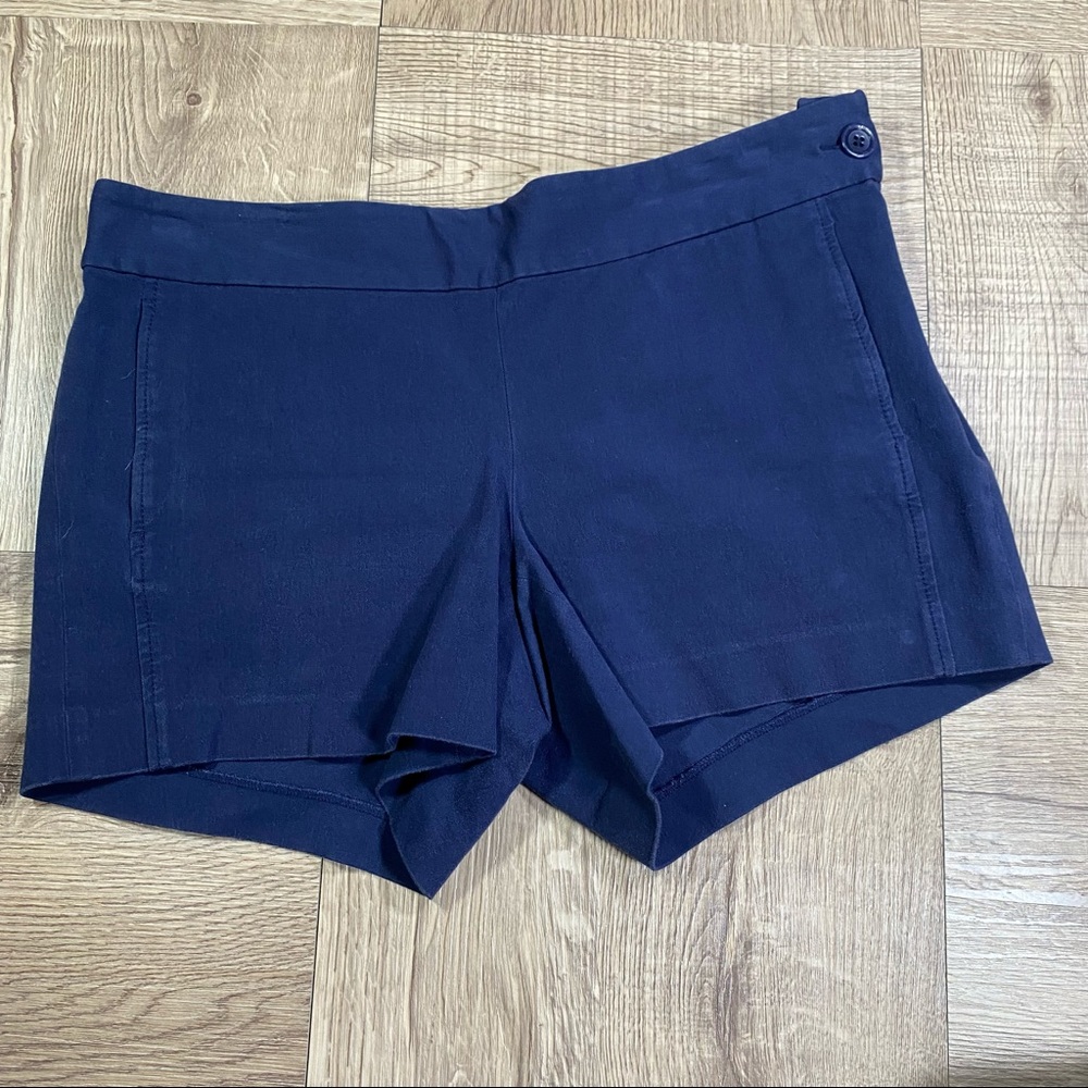 Lilly Pulitzer Navy Shorts Side Zip